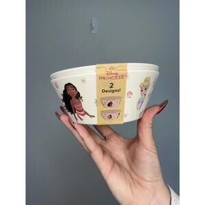 NWT Disney Princess Recycled Material Bowls (set of 2)